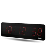 Bodet Style 5S digitalt LED-ur med sekunder til hospitaler og sundhedssektoren