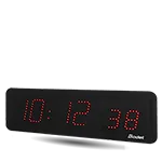 Bodet Style 7S digitalt LED-ur med sekunder og 7cm cifre til hospitaler